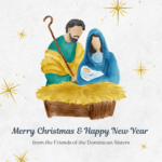 White Yellow Merry Christmas Religious Message Instagram Post